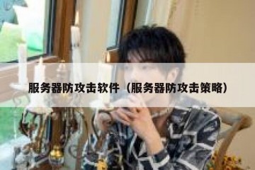 服务器防攻击软件（服务器防攻击策略）