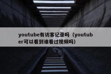 youtube有访客记录吗（youtuber可以看到谁看过视频吗）
