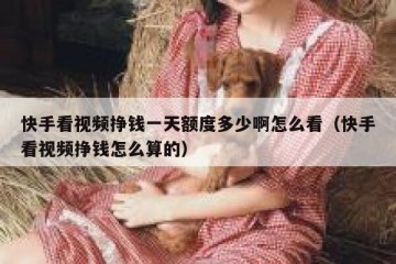 快手看视频挣钱一天额度多少啊怎么看（快手看视频挣钱怎么算的）
