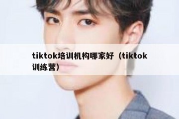 tiktok培训机构哪家好（tiktok训练营）