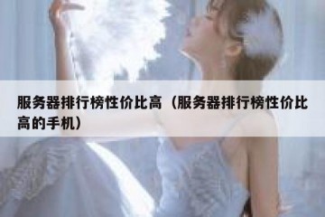服务器排行榜性价比高（服务器排行榜性价比高的手机）