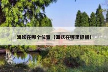 海妖在哪个位置（海妖在哪里抓捕）