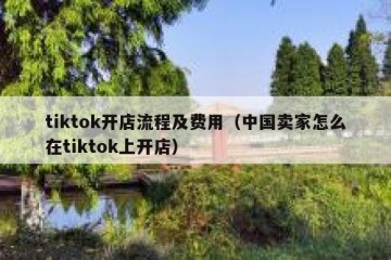 tiktok开店流程及费用（中国卖家怎么在tiktok上开店）