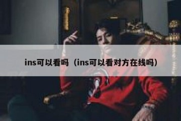 ins可以看吗（ins可以看对方在线吗）