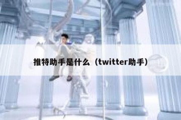 推特助手是什么（twitter助手）