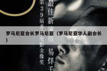 罗马尼亚会长罗马尼亚（罗马尼亚华人副会长）