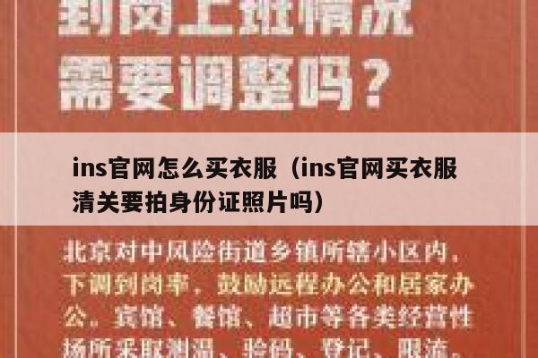 ins官网怎么买衣服（ins官网买衣服 清关要拍身份证照片吗） 第1张