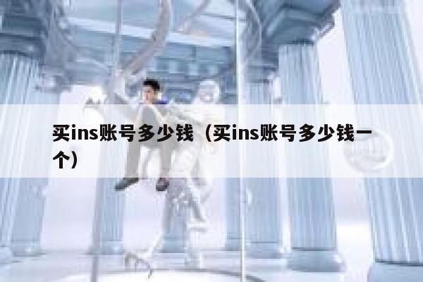 买ins账号多少钱（买ins账号多少钱一个） 第1张