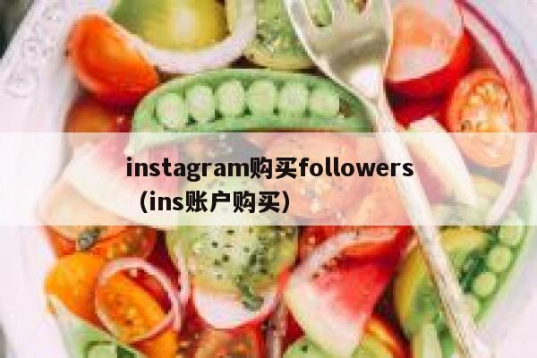 instagram购买followers（ins账户购买） 第1张