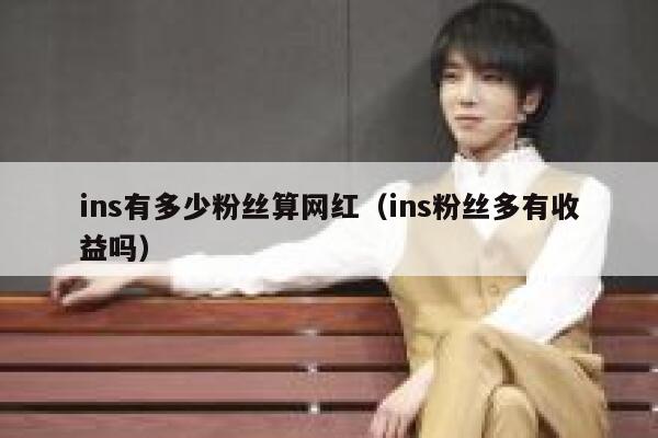 ins有多少粉丝算网红（ins粉丝多有收益吗） 第1张