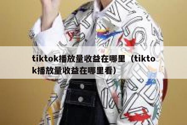 tiktok播放量收益在哪里（tiktok播放量收益在哪里看） 第1张