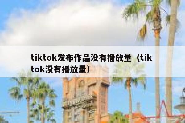 tiktok发布作品没有播放量（tik tok没有播放量） 第1张