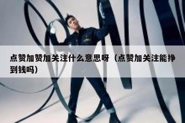 点赞加赞加关注什么意思呀（点赞加关注能挣到钱吗） 第1张