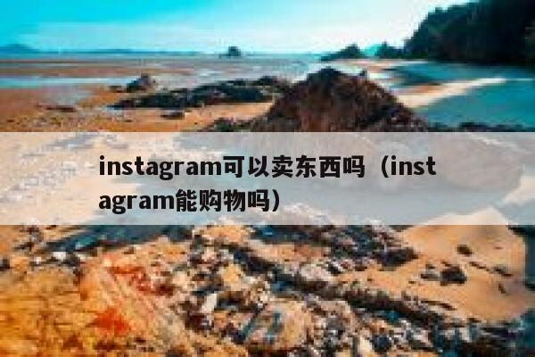 instagram可以卖东西吗（instagram能购物吗） 第1张
