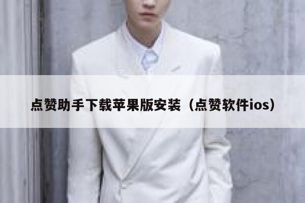 点赞助手下载苹果版安装（点赞软件ios） 第1张