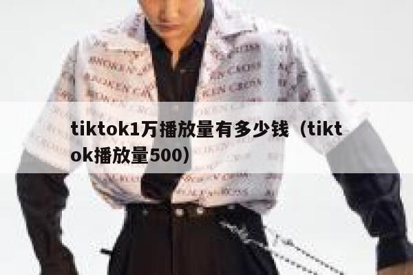 tiktok1万播放量有多少钱（tiktok播放量500） 第1张