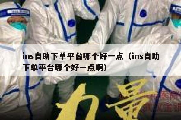 ins自助下单平台哪个好一点（ins自助下单平台哪个好一点啊） 第1张