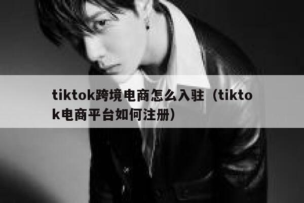 tiktok跨境电商怎么入驻（tiktok电商平台如何注册） 第1张