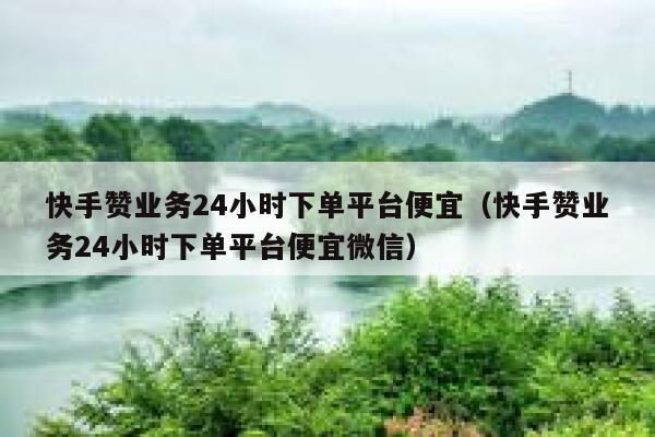 快手赞业务24小时下单平台便宜（快手赞业务24小时下单平台便宜微信） 第1张