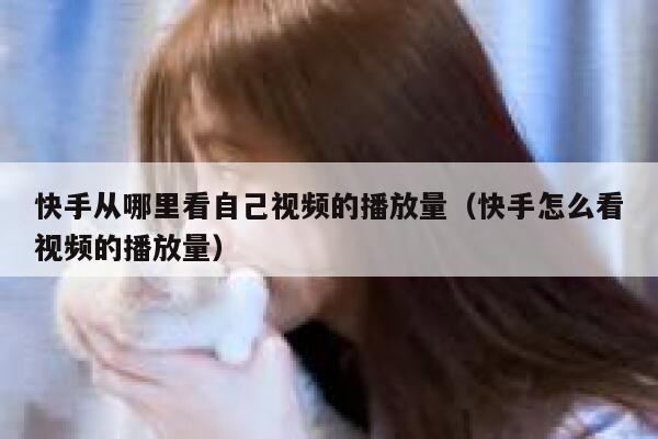 快手从哪里看自己视频的播放量（快手怎么看视频的播放量） 第1张