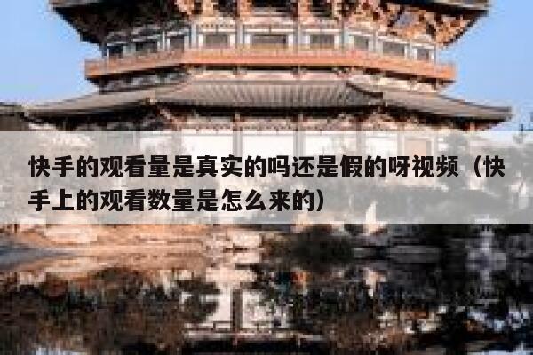 快手的观看量是真实的吗还是假的呀视频（快手上的观看数量是怎么来的） 第1张