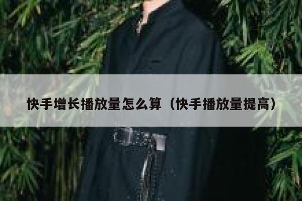 快手增长播放量怎么算（快手播放量提高） 第1张