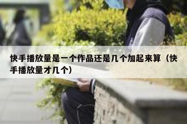 快手播放量是一个作品还是几个加起来算（快手播放量才几个） 第1张