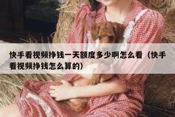 快手看视频挣钱一天额度多少啊怎么看（快手看视频挣钱怎么算的） 第1张