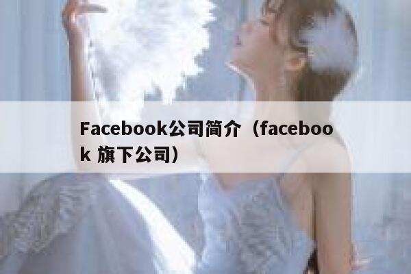 Facebook公司简介（facebook 旗下公司） 第1张