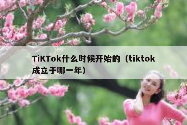 TiKTok什么时候开始的（tiktok成立于哪一年） 第1张