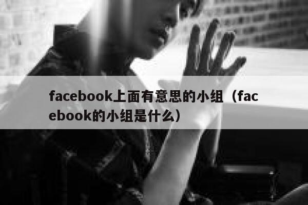 facebook上面有意思的小组（facebook的小组是什么） 第1张
