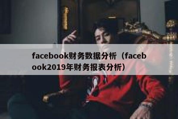 facebook财务数据分析（facebook2019年财务报表分析） 第1张