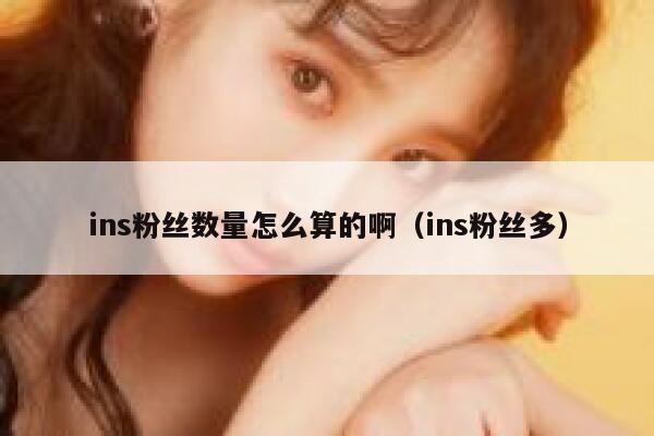 ins粉丝数量怎么算的啊（ins粉丝多） 第1张