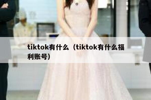 tiktok有什么(tiktok有什么福利账号) 第1张 tiktok有什么(tiktok有什么福利账号) 第1张