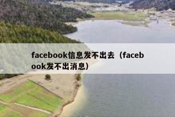 facebook信息发不出去(facebook发不出消息) 第1张 facebook信息发不出去(facebook发不出消息) 第1张