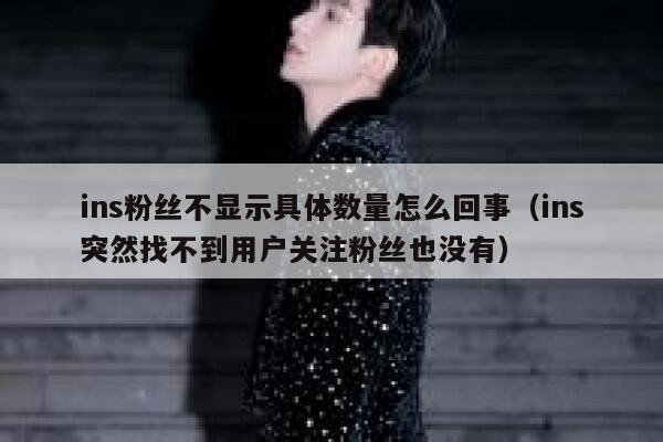 ins粉丝不显示具体数量怎么回事(ins突然找不到用户关注粉丝也没有) 第1张 ins粉丝不显示具体数量怎么回事(ins突然找不到用户关注粉丝也没有) 第1张