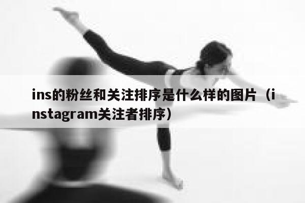 ins的粉丝和关注排序是什么样的图片（instagram关注者排序） 第1张