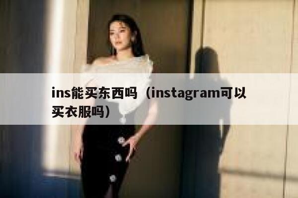 ins能买东西吗（instagram可以买衣服吗） 第1张