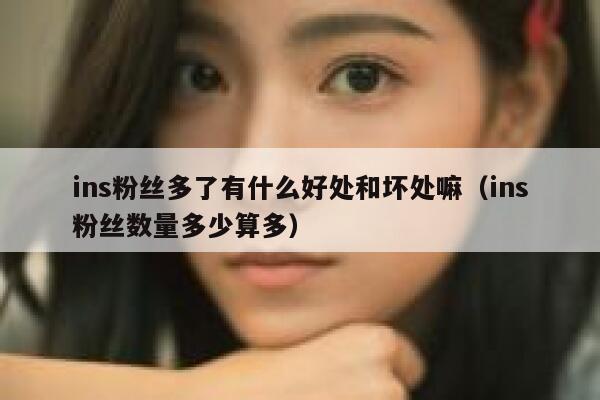 ins粉丝多了有什么好处和坏处嘛(ins粉丝数量多少算多) 第1张 ins粉丝多了有什么好处和坏处嘛(ins粉丝数量多少算多) 第1张