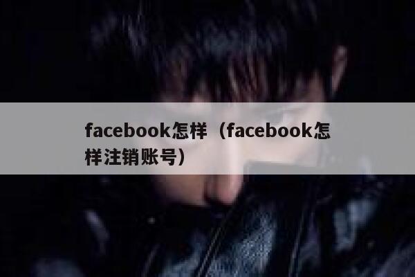facebook怎样（facebook怎样注销账号） 第1张