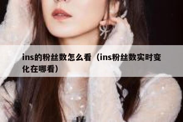 ins的粉丝数怎么看（ins粉丝数实时变化在哪看） 第1张