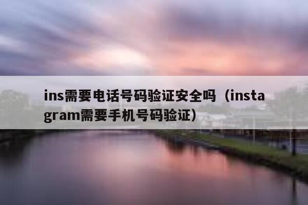 ins需要电话号码验证安全吗(instagram需要手机号码验证) 第1张 ins需要电话号码验证安全吗(instagram需要手机号码验证) 第1张