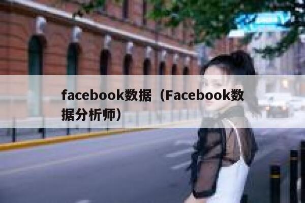 facebook数据（Facebook数据分析师） 第1张