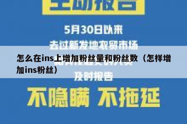 怎么在ins上增加粉丝量和粉丝数（怎样增加ins粉丝） 第1张