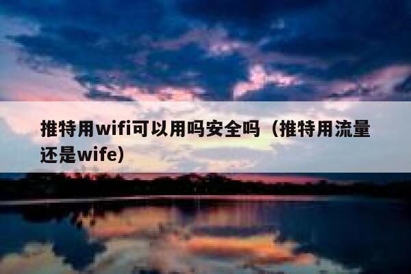 推特用wifi可以用吗安全吗（推特用流量还是wife） 第1张