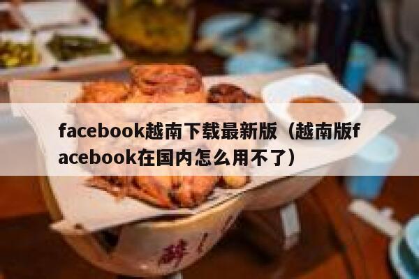 facebook越南下载最新版(越南版facebook在国内怎么用不了) 第1张 facebook越南下载最新版(越南版facebook在国内怎么用不了) 第1张