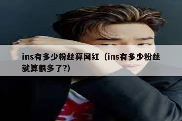 ins有多少粉丝算网红(ins有多少粉丝就算很多了?) 第1张 ins有多少粉丝算网红(ins有多少粉丝就算很多了?) 第1张