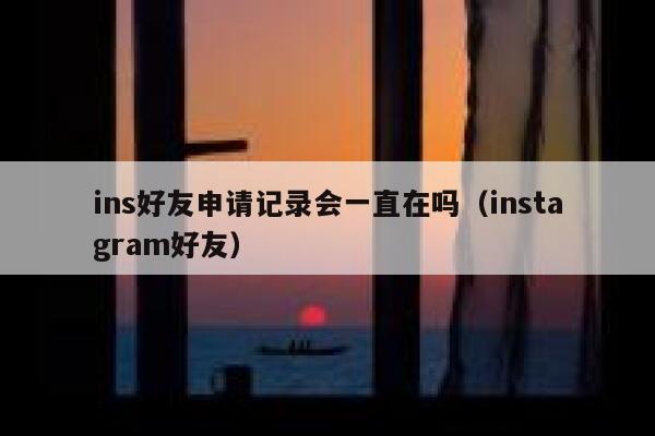 ins好友申请记录会一直在吗（instagram好友） 第1张