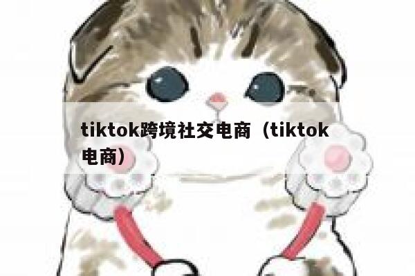tiktok跨境社交电商(tiktok 电商) 第1张 tiktok跨境社交电商(tiktok 电商) 第1张