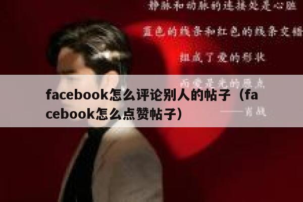 facebook怎么评论别人的帖子（facebook怎么点赞帖子） 第1张